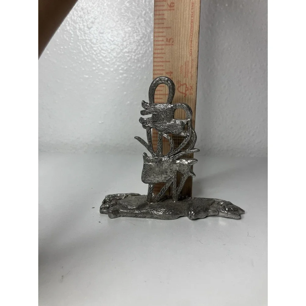 Dinner Bell‎ Holder Bracket Mount Cat Themed Heavy Pewter  Plant Hanger
